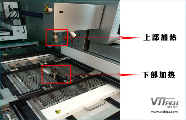 BGA返修臺三溫區(qū)加熱方式原理