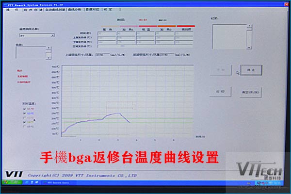 手機(jī)bga返修臺溫度曲線